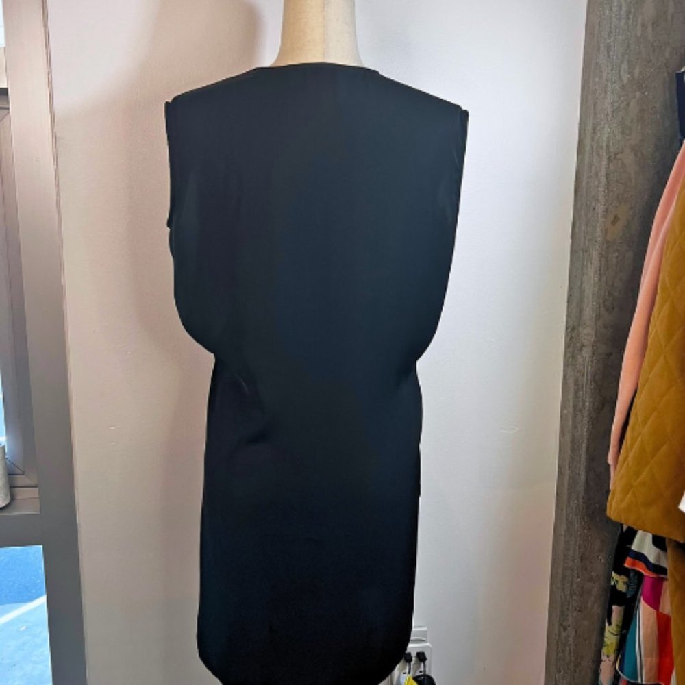 ALL SAINTS Black Aurie Dress Size Size 6 - Picture 8 of 10